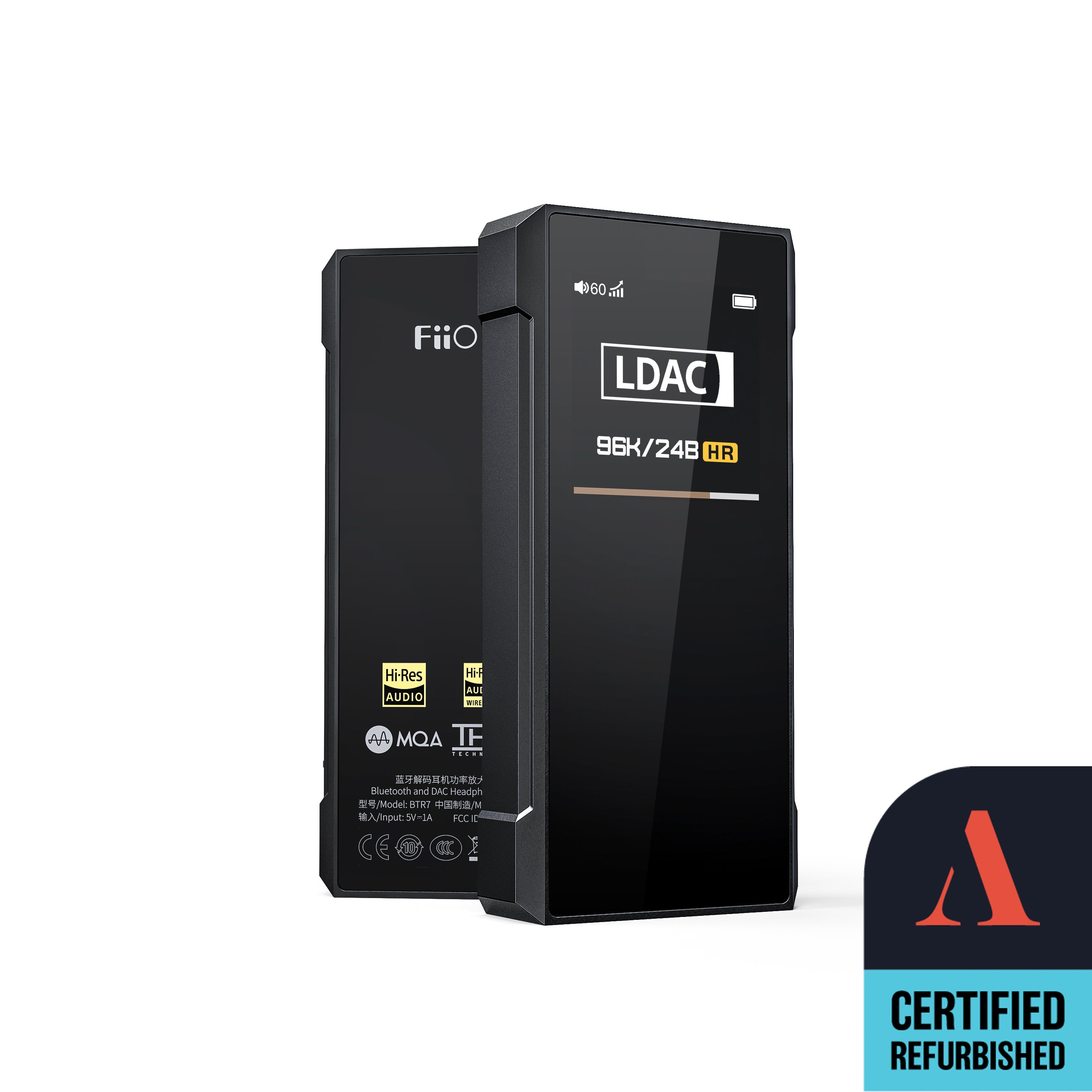 Apos Audio FiiO Headphone DAC/Amp FiiO BTR7 Portable Hi-Fi Bluetooth DAC/Amp (Apos Certified Refurbished)