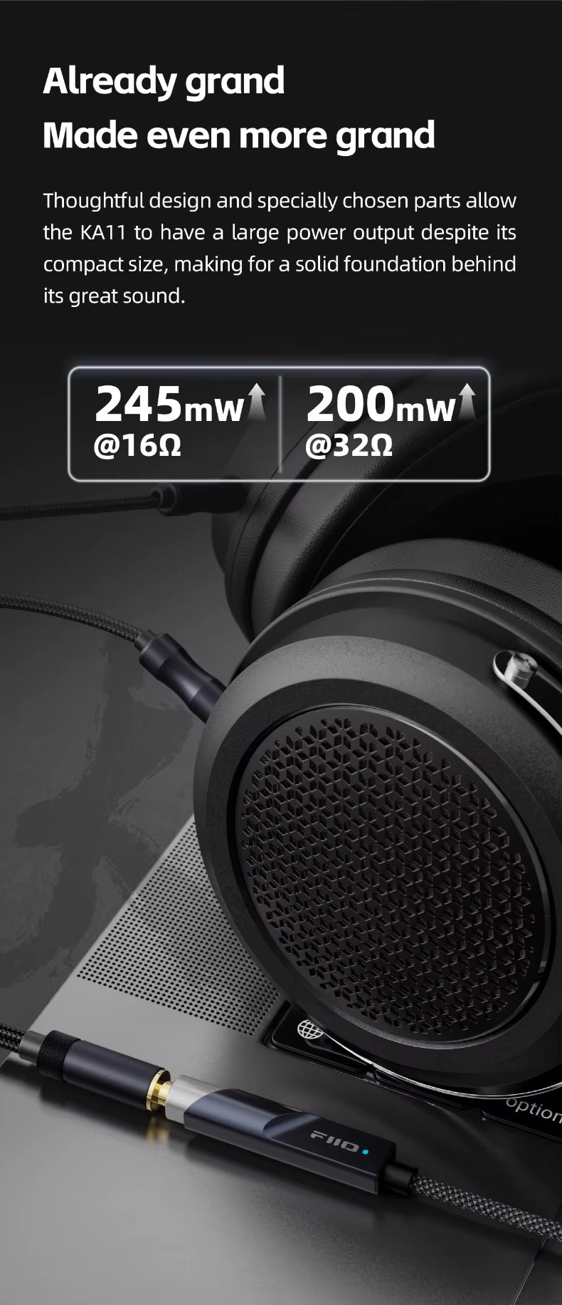 Apos Audio FiiO Headphone DAC/Amp FiiO KA11 Silver