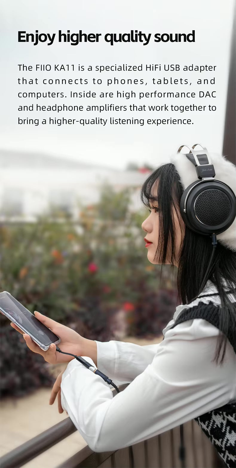 Apos Audio FiiO Headphone DAC/Amp FiiO KA11 Silver