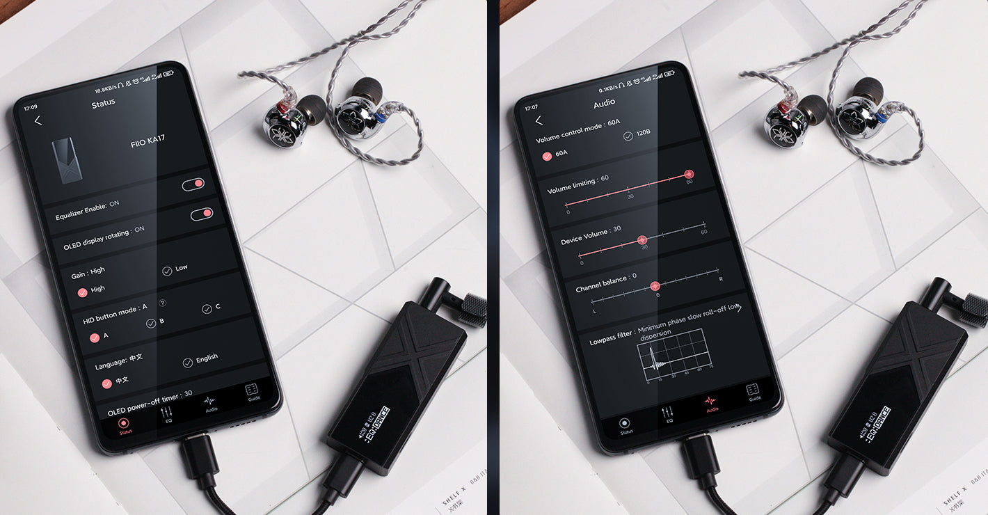 Apos Audio FiiO Headphone DAC/Amp FiiO KA17 DAC and Headphone Amplifier