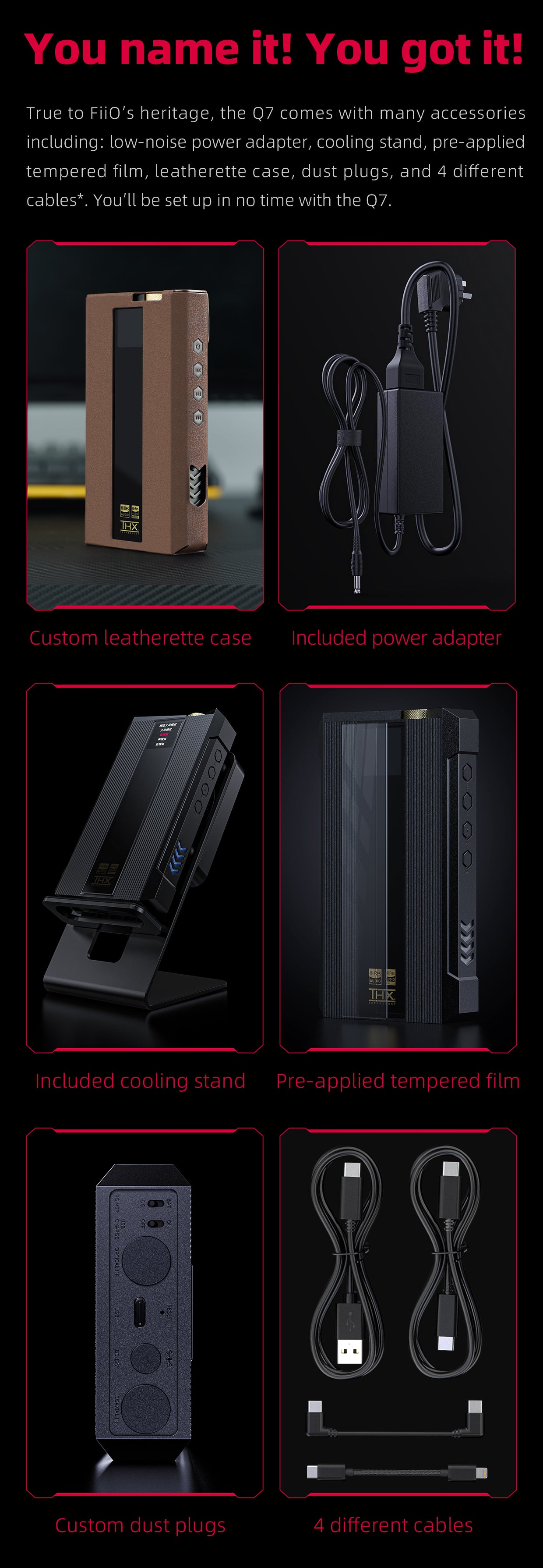 Apos Audio FiiO Headphone DAC/Amp FiiO Q7 Portable Desktop-Class DAC/Amp (Apos Certified Refurbished)