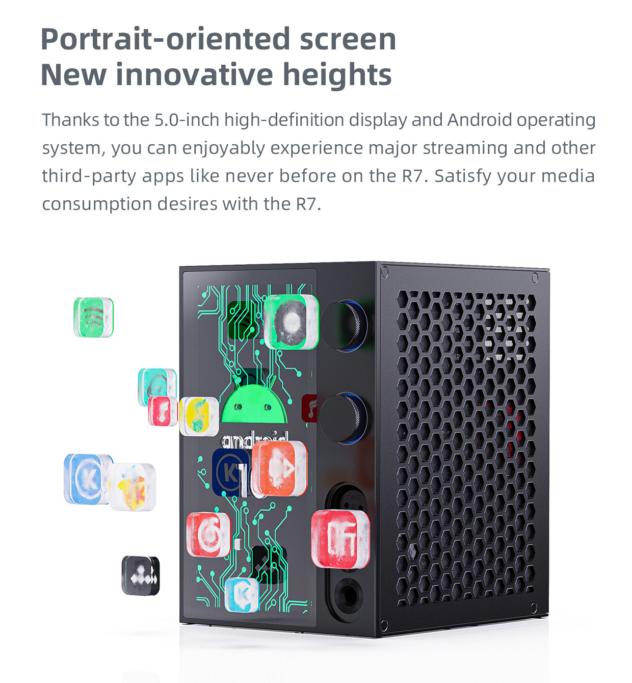 Apos Audio FiiO Headphone DAC/Amp FiiO R7 Desktop HIFI Center/Transmitter/Streamer/Decoder/Amp/Pre-amp All-in-One Unit (Apos Certified)