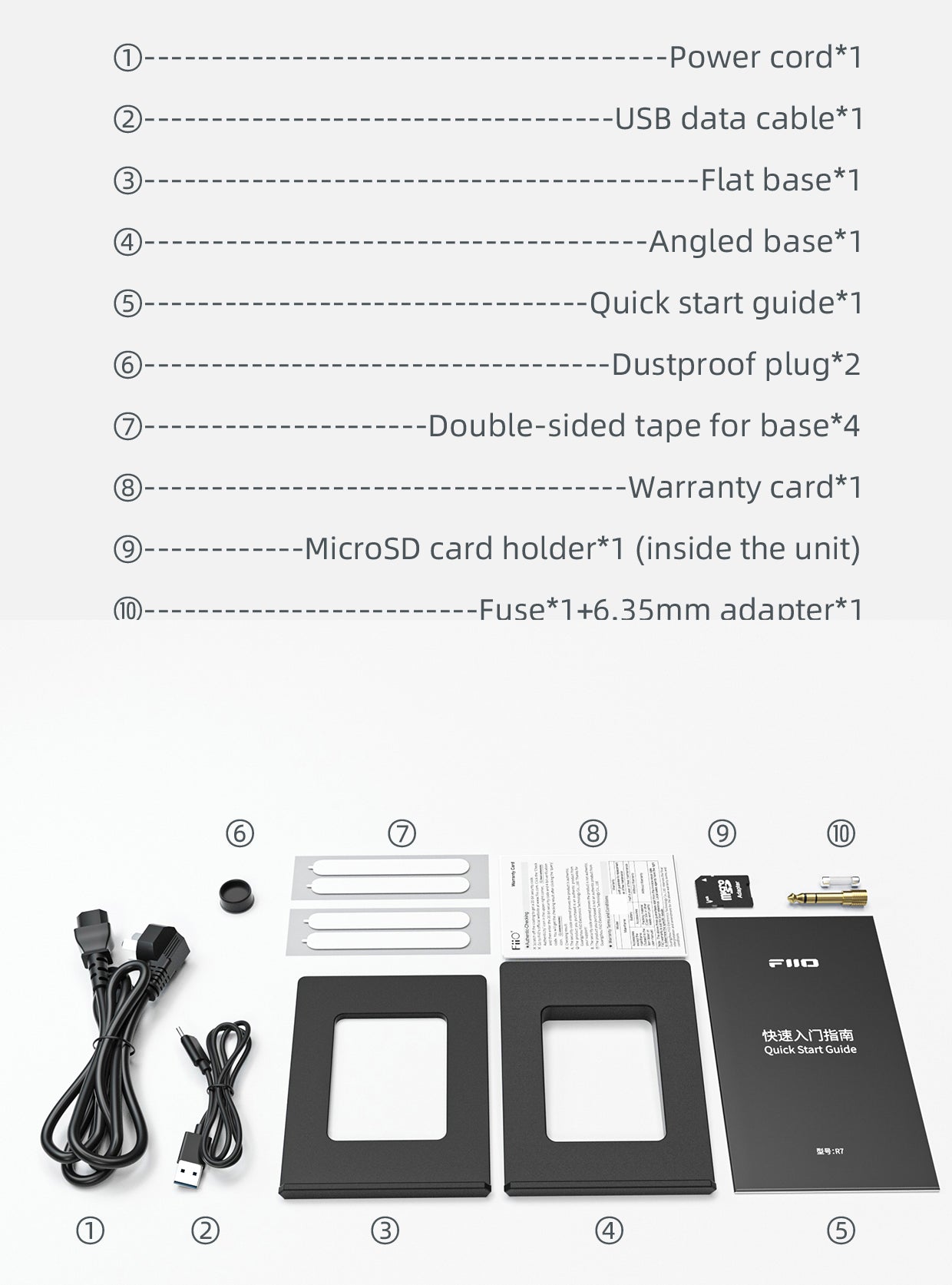 Apos Audio FiiO Headphone DAC/Amp FiiO R7 Desktop HIFI Center/Transmitter/Streamer/Decoder/Amp/Pre-amp All-in-One Unit (Apos Certified)
