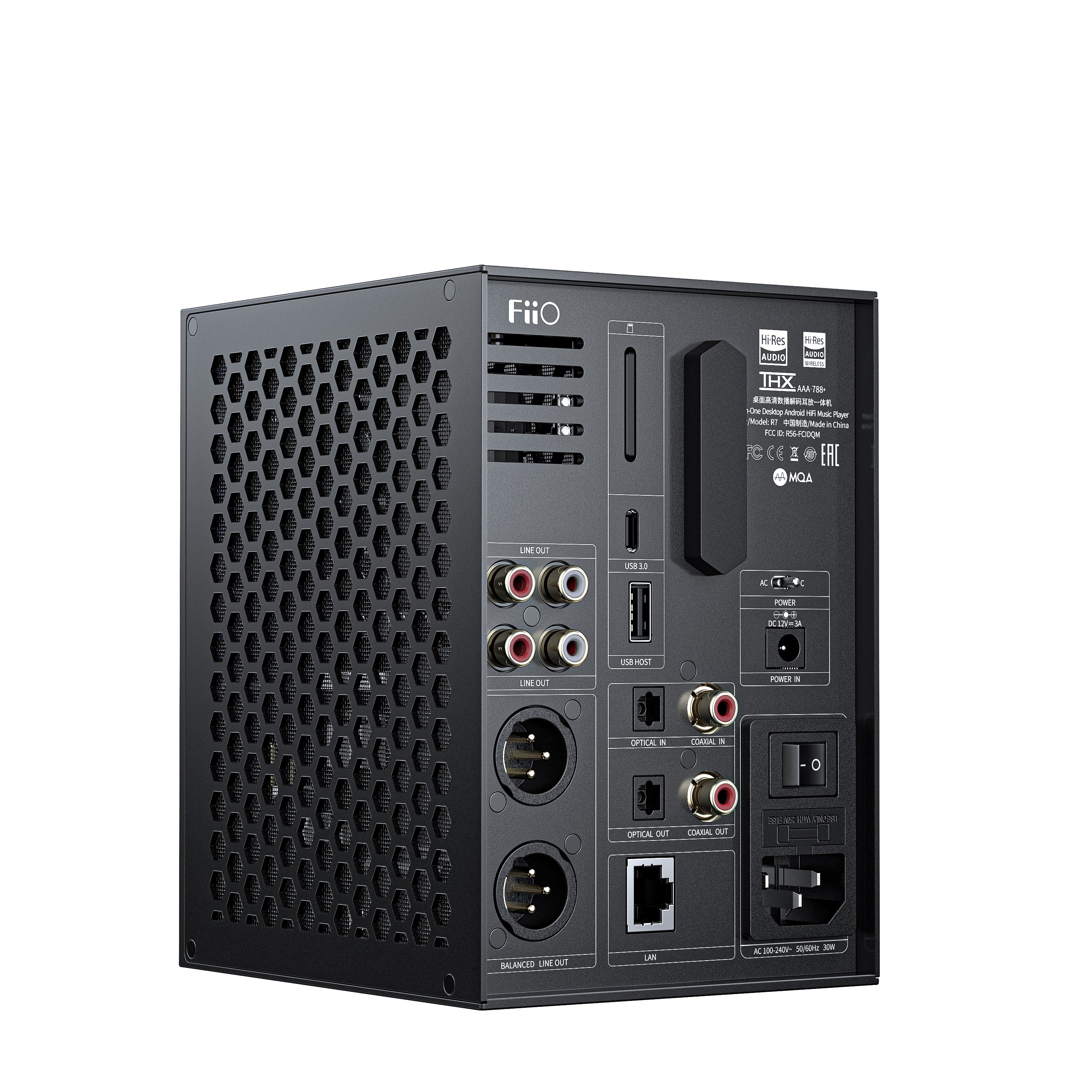 Apos Audio FiiO Headphone DAC/Amp FiiO R7 Desktop HIFI Center/Transmitter/Streamer/Decoder/Amp/Pre-amp All-in-One Unit (Apos Certified)