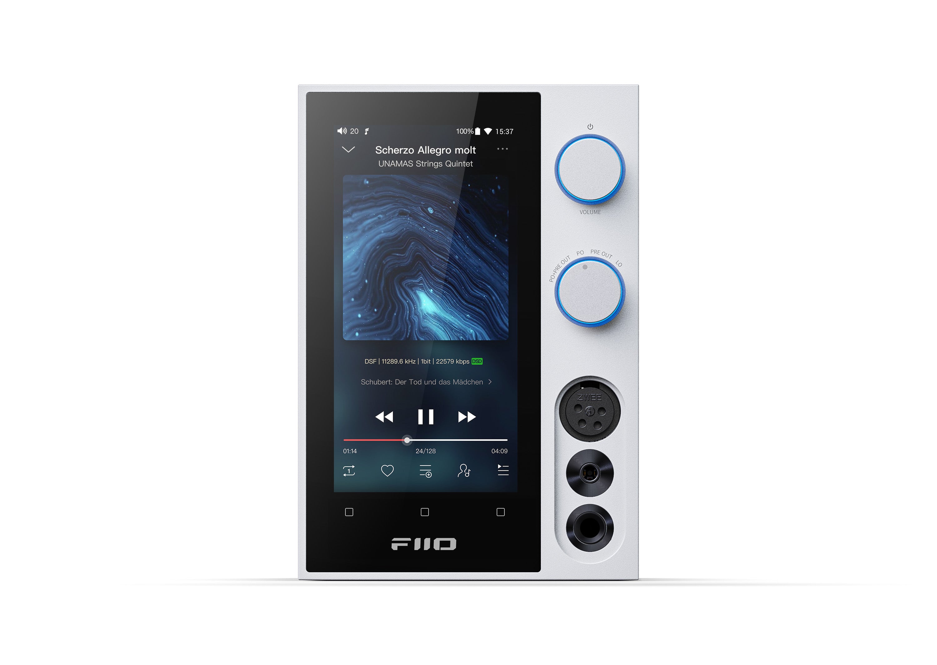 Apos Audio FiiO Headphone DAC/Amp FiiO R7 Desktop HIFI Center/Transmitter/Streamer/Decoder/Amp/Pre-amp All-in-One Unit (Apos Certified)