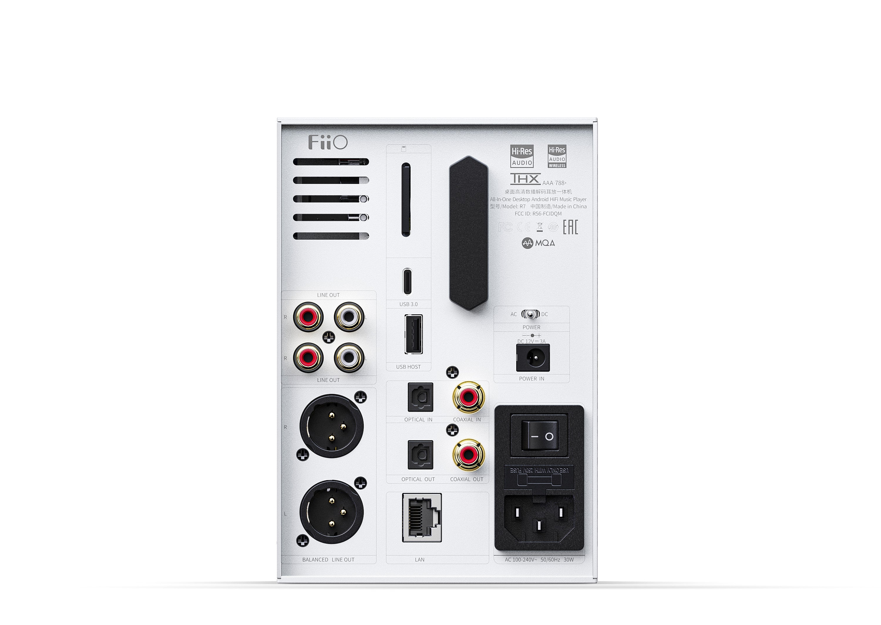 Apos Audio FiiO Headphone DAC/Amp FiiO R7 Desktop HIFI Center/Transmitter/Streamer/Decoder/Amp/Pre-amp All-in-One Unit (Apos Certified)