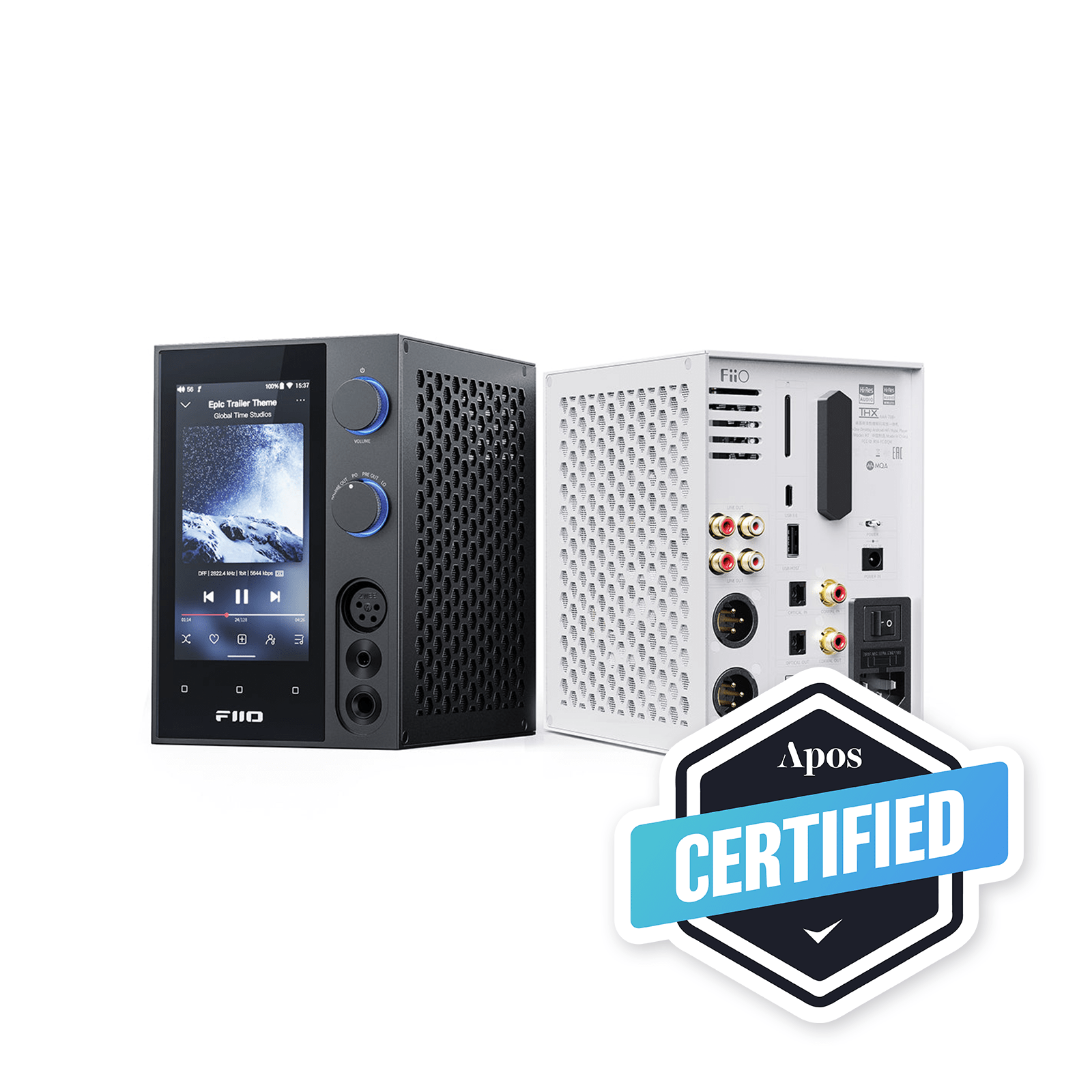 Apos Audio FiiO Headphone DAC/Amp FiiO R7 Desktop HIFI Center/Transmitter/Streamer/Decoder/Amp/Pre-amp All-in-One Unit (Apos Certified)