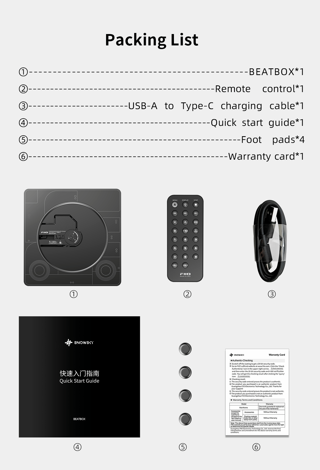 Apos Audio FiiO Headphone DAC/Amp FiiO Snowsky Beatbox Multifunctional Portable CD Speaker