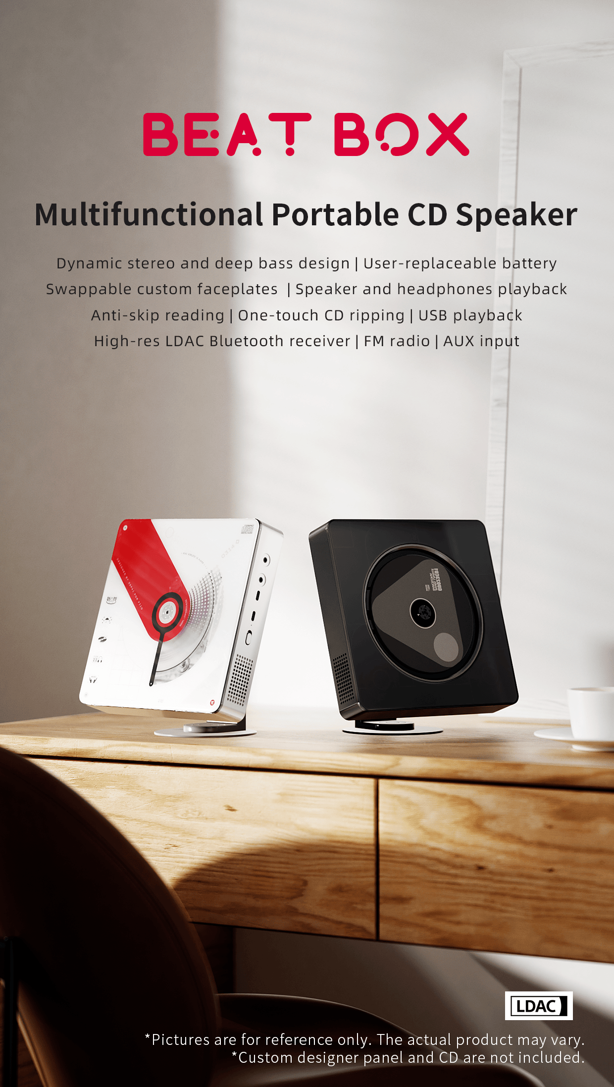 Apos Audio FiiO Headphone DAC/Amp FiiO Snowsky Beatbox Multifunctional Portable CD Speaker