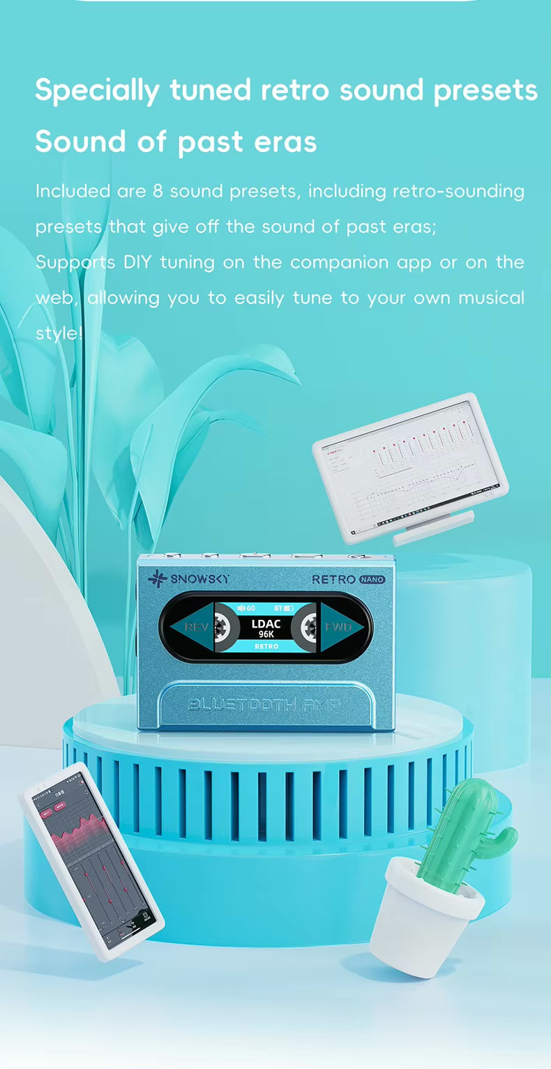 Apos Audio FiiO Headphone DAC/Amp FiiO Snowsky RETRO NANO Bluetooth DAC and Headphone Amplifier