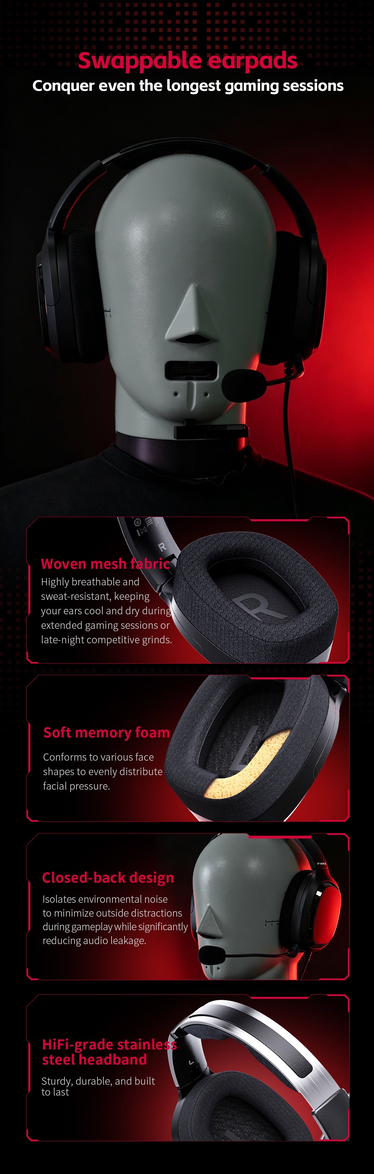 Apos Audio FiiO Headphone FiiO FG3 Gaming Headphones