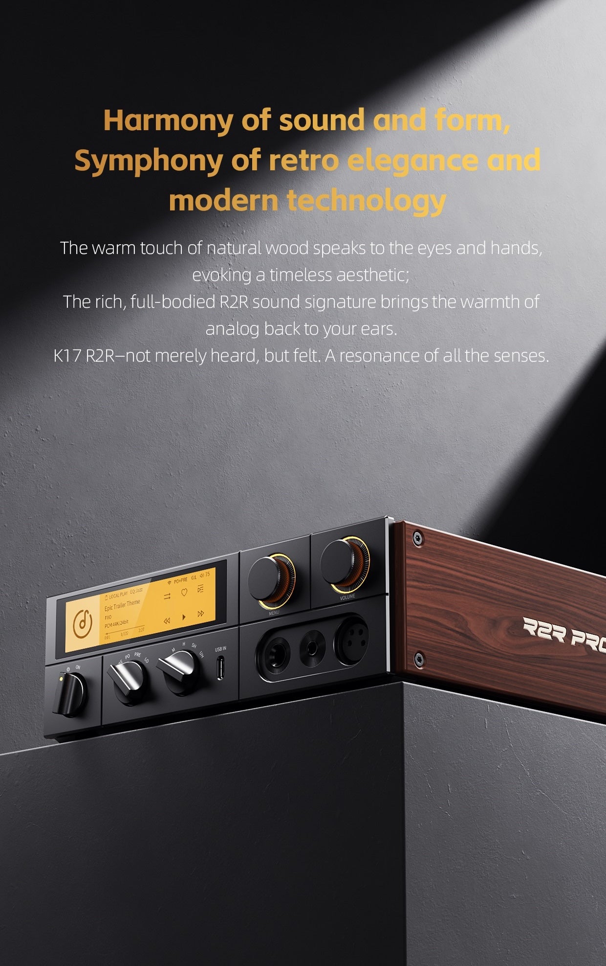 Apos Audio FiiO Headphone FiiO K17 R2R Desktop DAC Headphone Amplifier