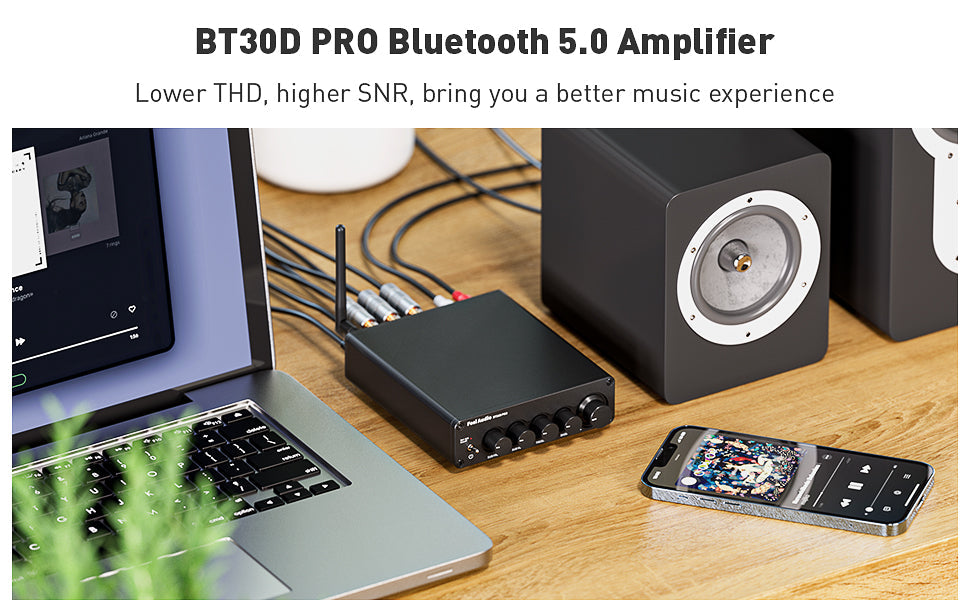 Apos Audio Fosi Audio Headphone DAC/Amp Fosi Audio BT30D Pro Bluetooth 5.0 2.1 Channel Power Amplifier