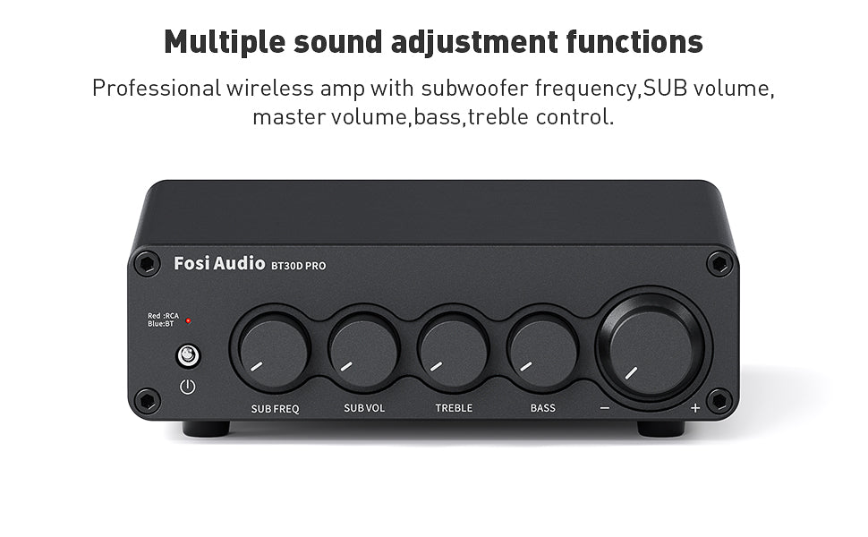 Apos Audio Fosi Audio Headphone DAC/Amp Fosi Audio BT30D Pro Bluetooth 5.0 2.1 Channel Power Amplifier