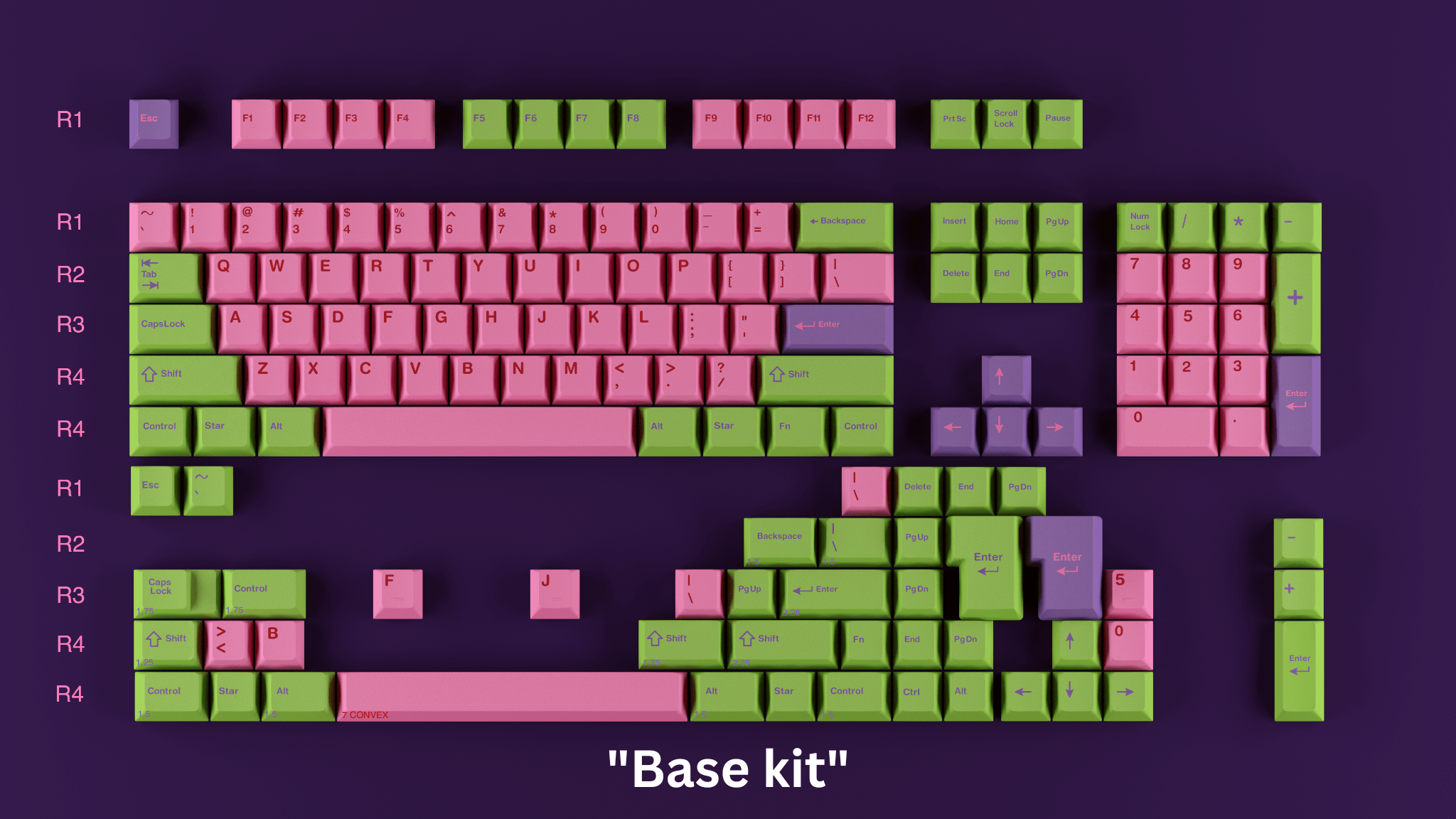 Apos Audio GMK Keycaps GMK Star Keycap Set