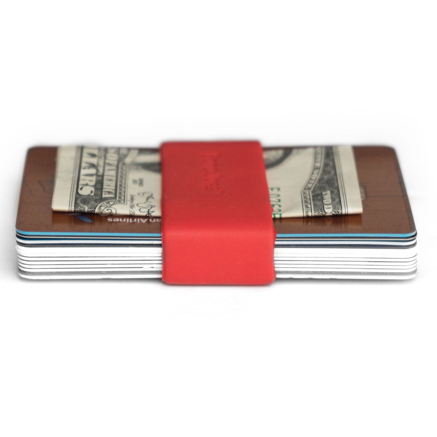 Apos Audio Grifiti Standard Silicone Band Grifiti Band Joes Vertical Wallet Bands 2.25" x 1.25" Red / 1pk