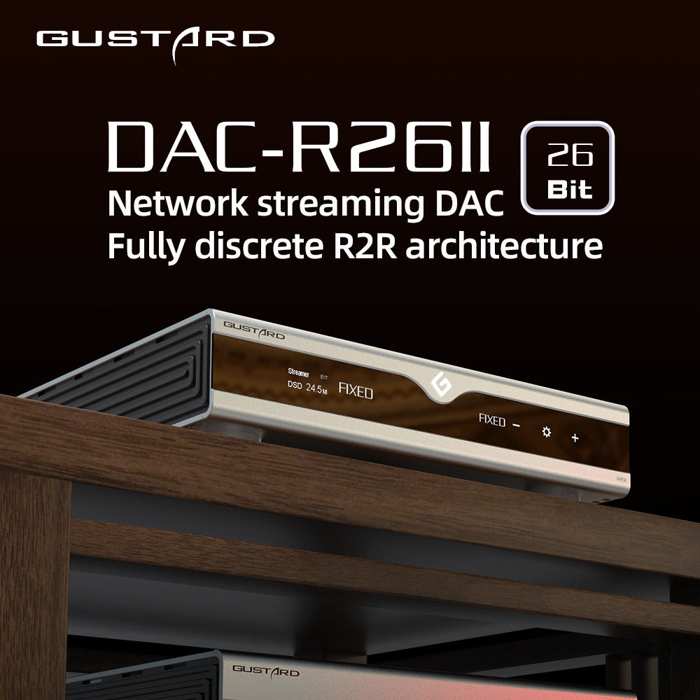 Apos Audio Gustard DAC (Digital-to-Analog Converter) GUSTARD DAC-R26II Network Streaming R2R DAC