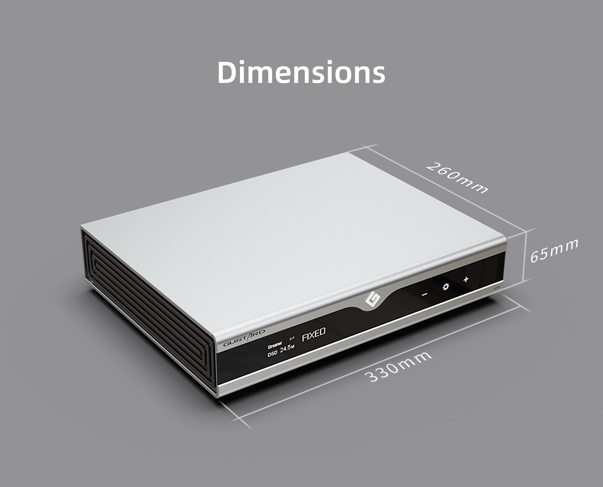 Apos Audio Gustard DAC (Digital-to-Analog Converter) GUSTARD DAC-R26II Network Streaming R2R DAC