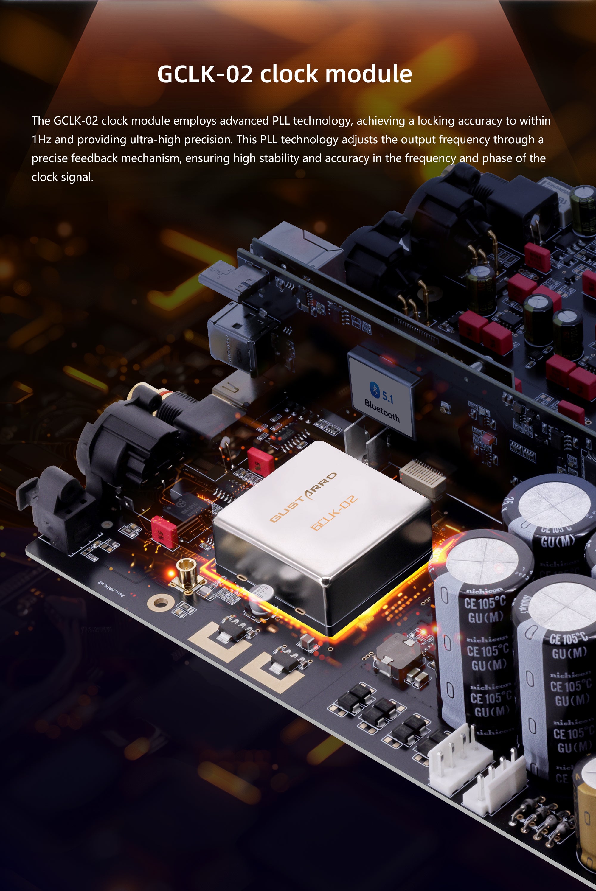 Apos Audio Gustard DAC (Digital-to-Analog Converter) GUSTARD DAC-R26II Network Streaming R2R DAC