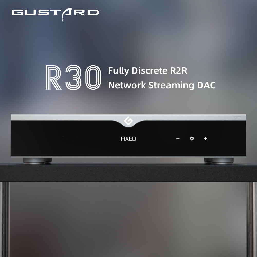 Apos Audio Gustard DAC (Digital-to-Analog Converter) GUSTARD R30 Fully-Discrete R2R Network Streaming DAC