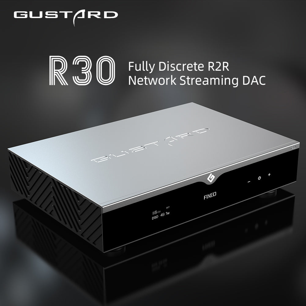 Apos Audio Gustard DAC (Digital-to-Analog Converter) GUSTARD R30 Fully-Discrete R2R Network Streaming DAC