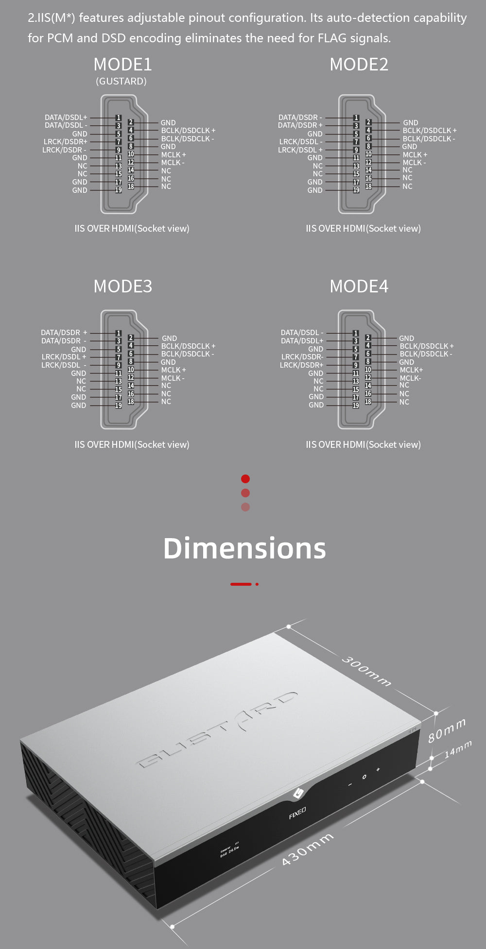 Apos Audio Gustard DAC (Digital-to-Analog Converter) GUSTARD R30 Fully-Discrete R2R Network Streaming DAC