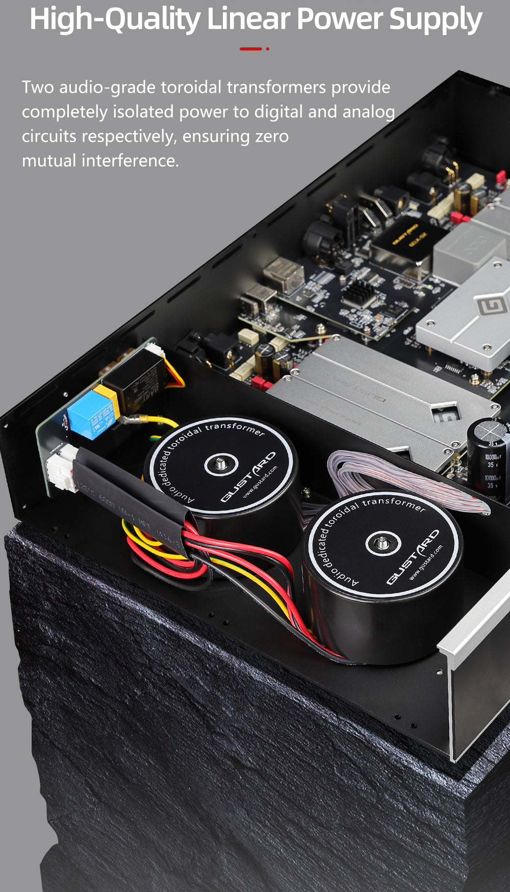 Apos Audio Gustard DAC (Digital-to-Analog Converter) GUSTARD R30 Fully-Discrete R2R Network Streaming DAC