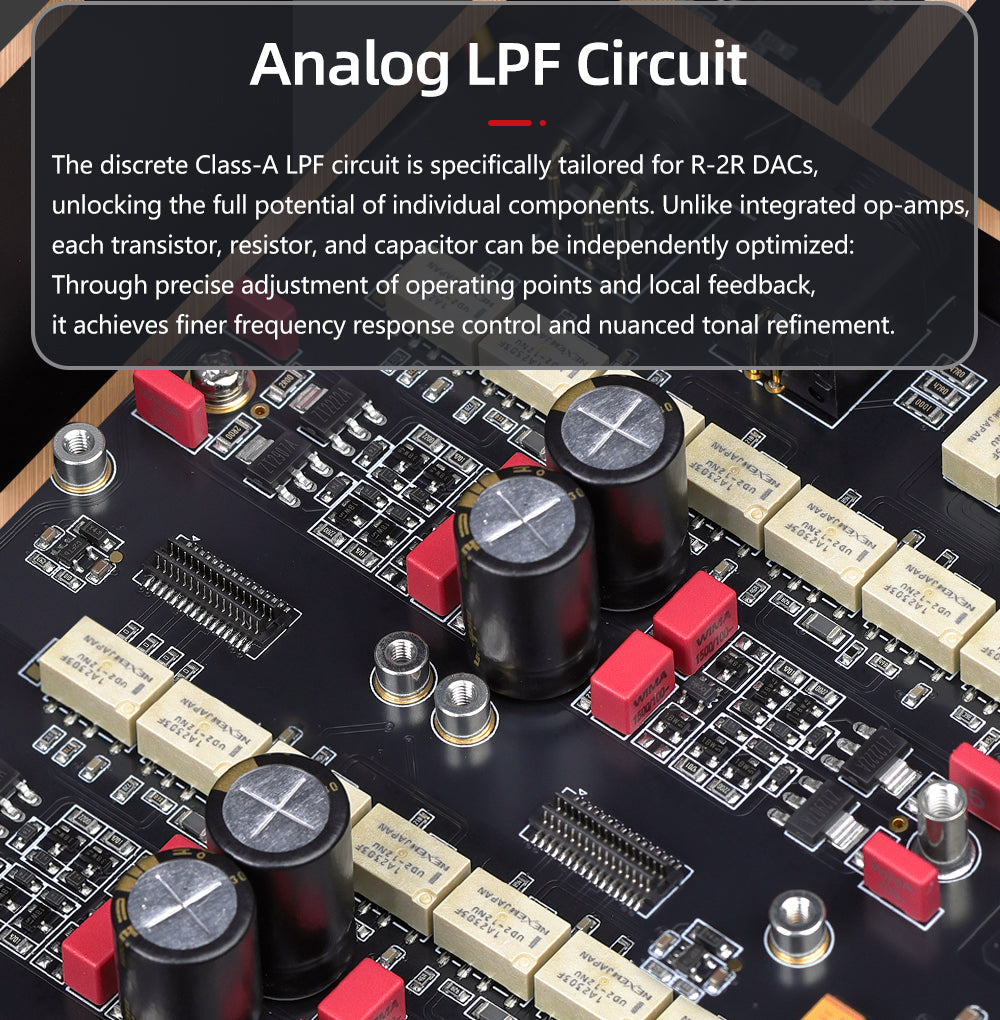 Apos Audio Gustard DAC (Digital-to-Analog Converter) GUSTARD R30 Fully-Discrete R2R Network Streaming DAC