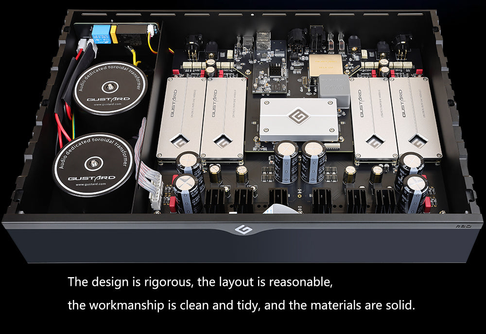 Apos Audio Gustard DAC (Digital-to-Analog Converter) GUSTARD R30 Fully-Discrete R2R Network Streaming DAC