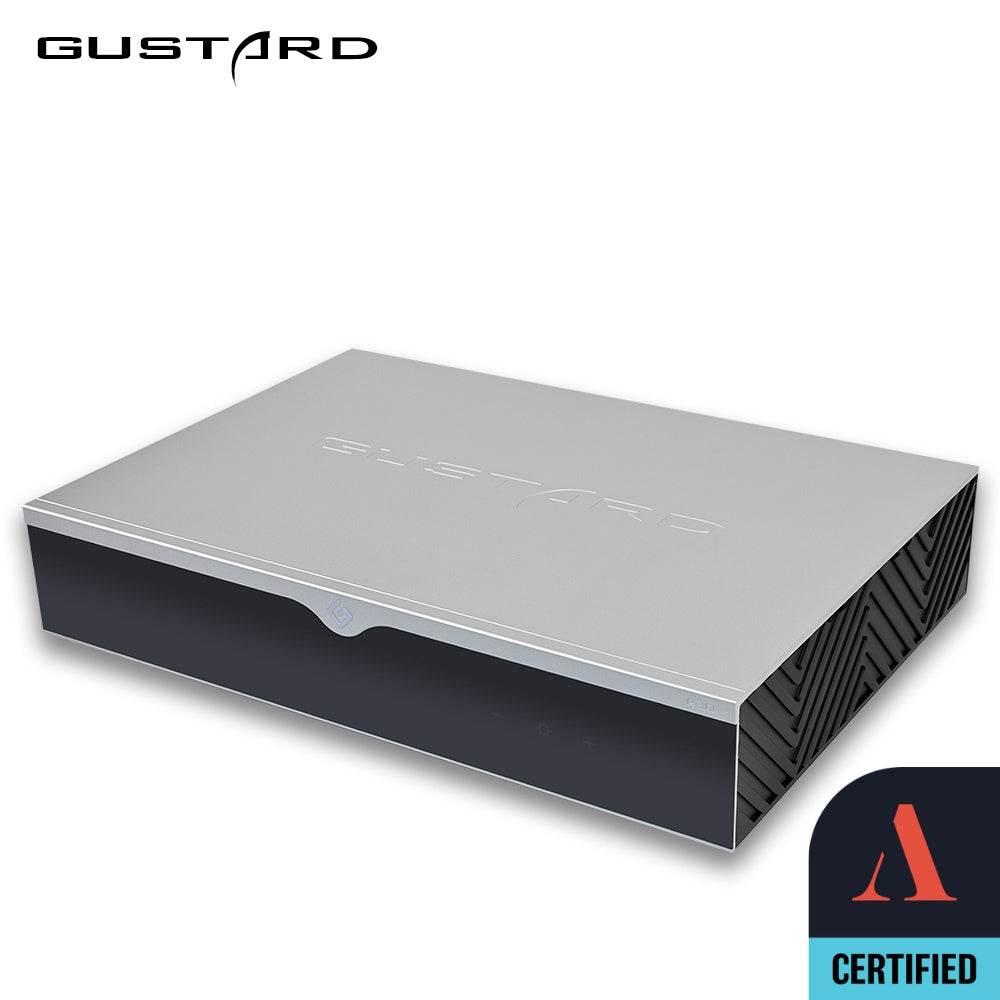Apos Audio Gustard DAC (Digital-to-Analog Converter) GUSTARD R30 Fully-Discrete R2R Network Streaming DAC (Apos Certified) Silver / Open Box - Like New