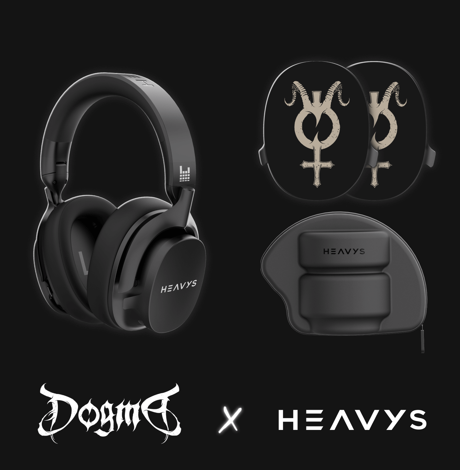 Apos Audio Heavys Accessory Dogma Official Shells Shells + Heavys Headphones Bundle