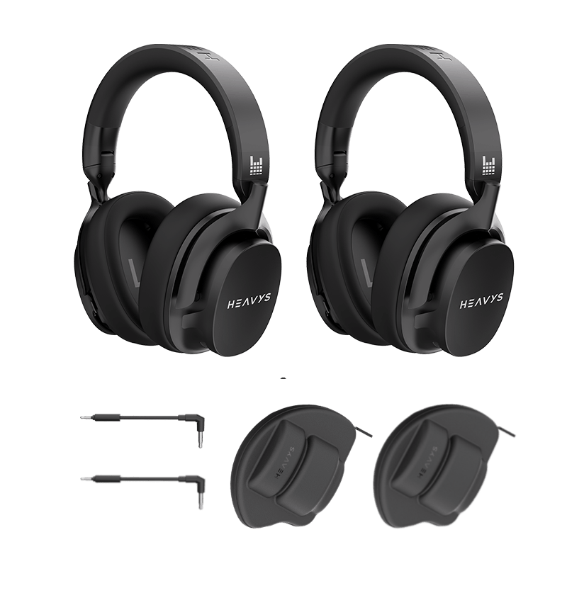 Apos Audio Heavys Headphone 2 X Heavys H1H Headphones FAMILY GIFT PACK (SAVE 30%)
