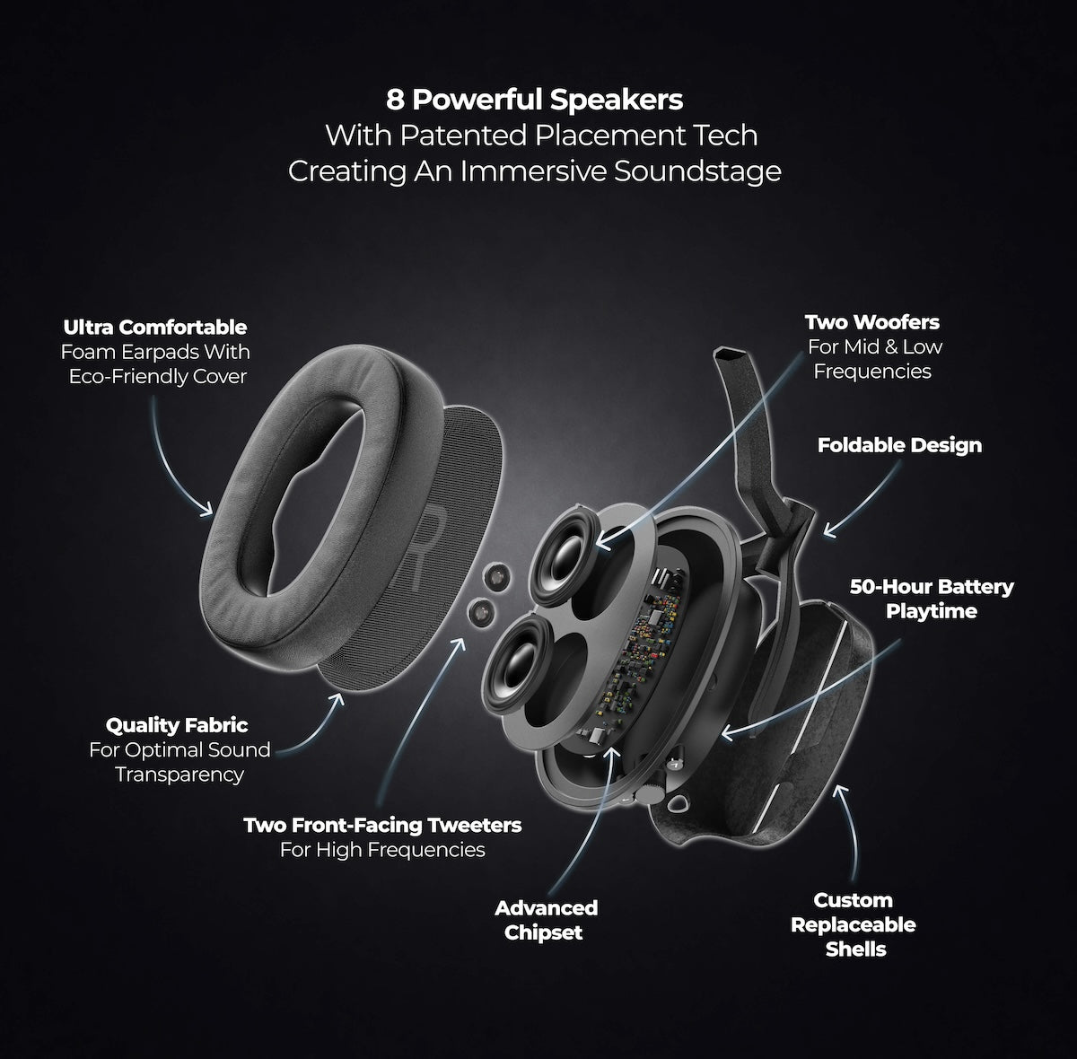 Apos Audio Heavys Headphone Heavys H1H Headphones