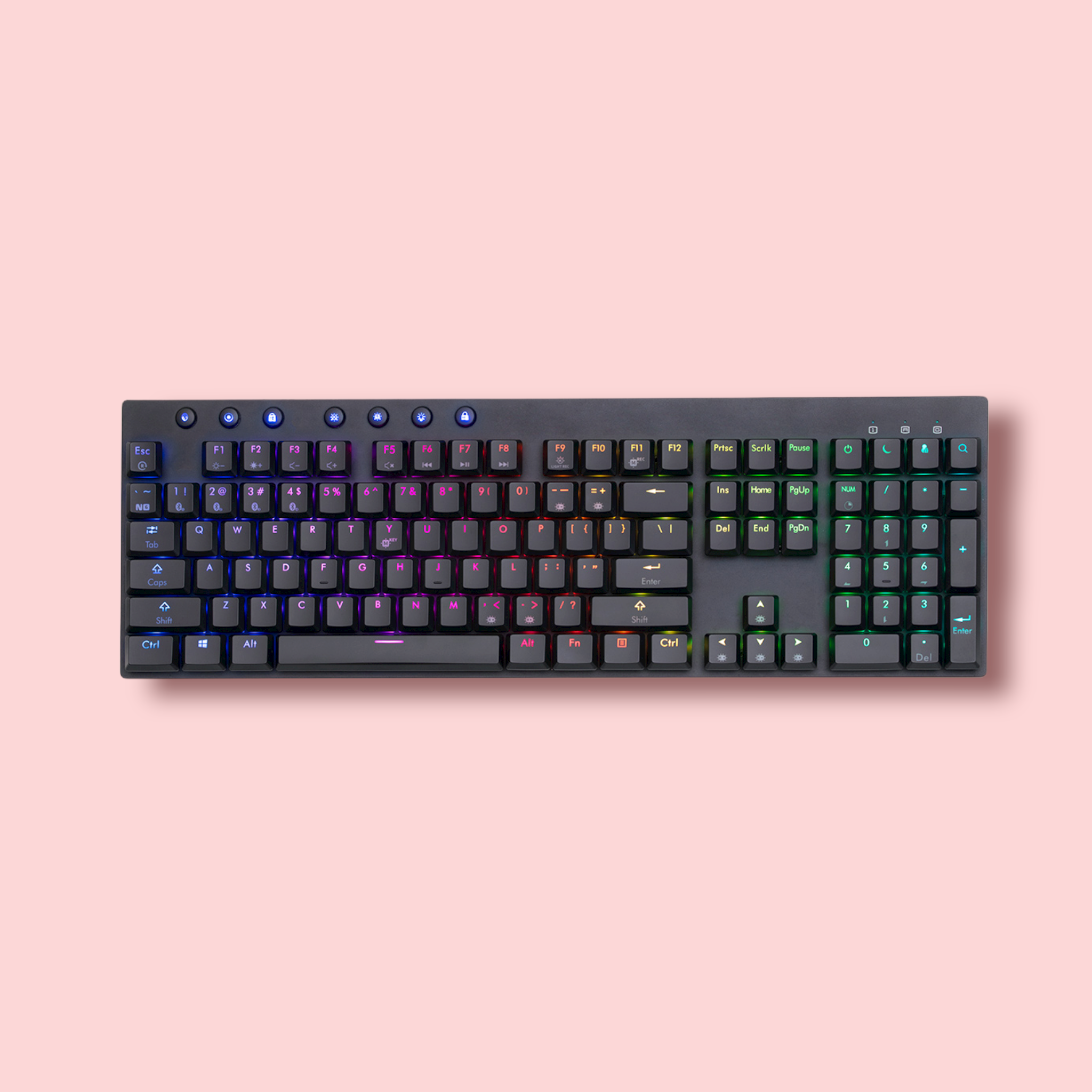 Apos Audio Hexgears Mechanical Keyboards Hexgears Venture Low-Profile Bluetooth Mechanical Keyboard