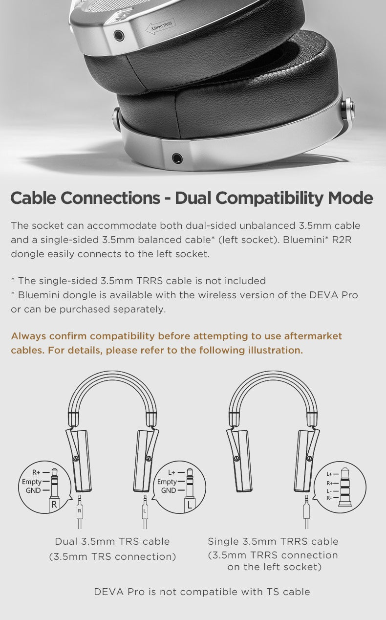 Apos Audio HIFIMAN Headphone HIFIMAN DEVA Pro Planar Bluetooth Headphones