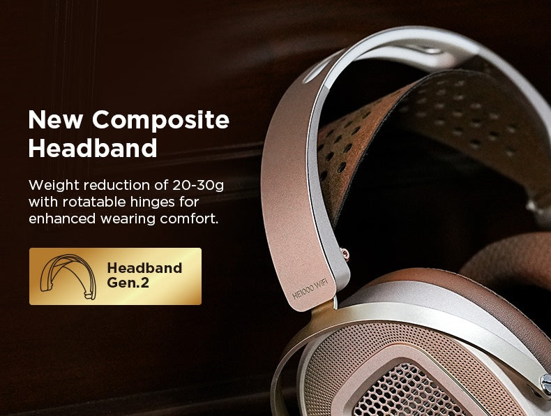 Apos Audio HIFIMAN Headphone HIFIMAN HE1000 WiFi Streaming Media Planar Magnetic Headphones