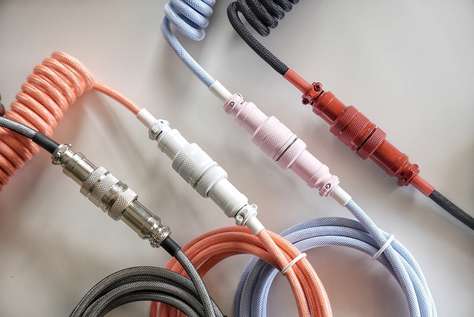 Apos Audio Kono Cable Kono GX16 Coiled Aviator Cables