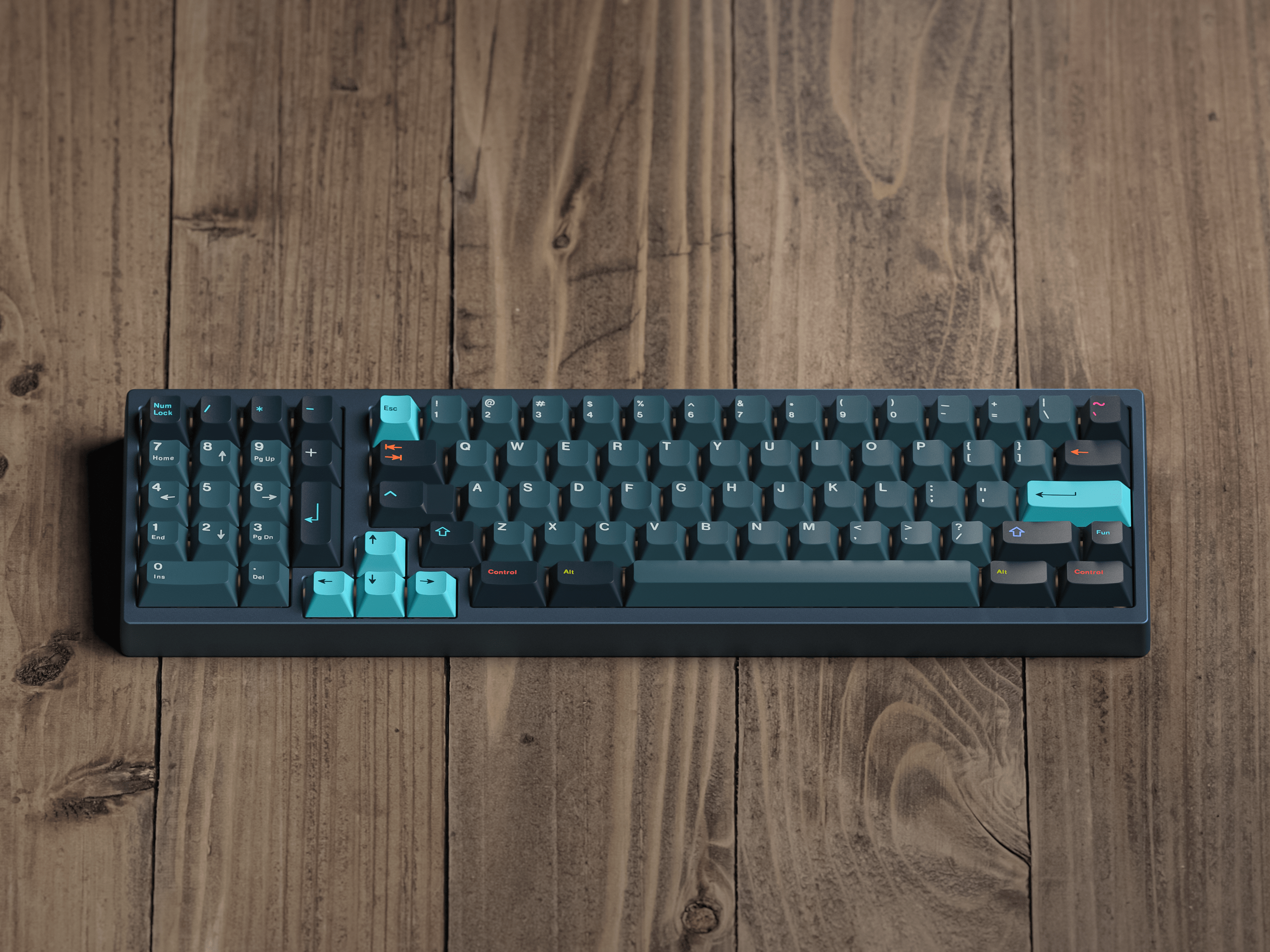 Apos Audio Kono Keycaps KDS Solarized Dark Keycap Set