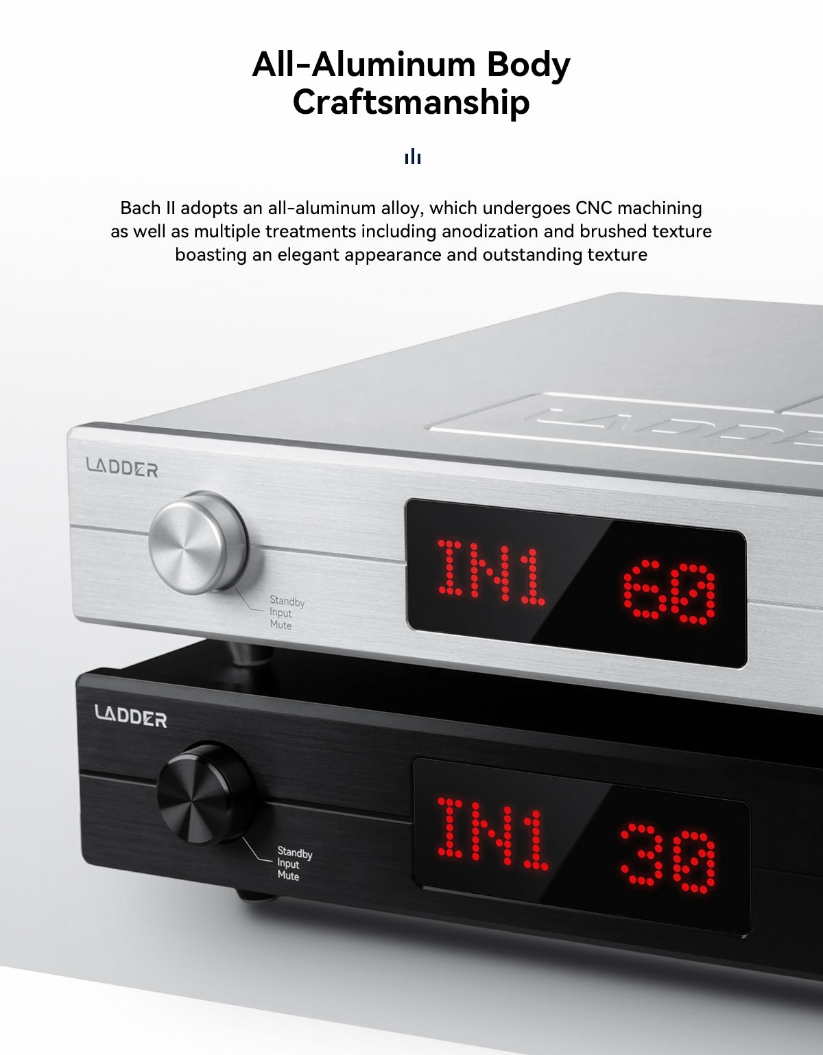 Apos Audio LADDER Headphone Amp LADDER Bach II Audio Preamplifier