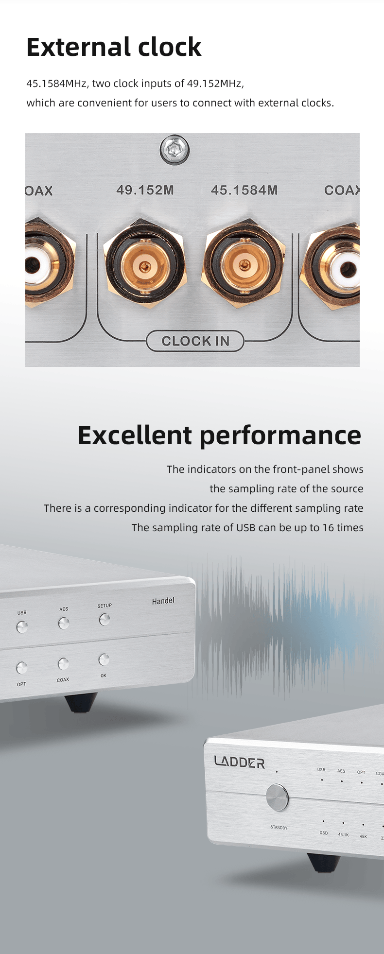 Apos Audio LADDER Headphone Amp LADDER Handel Desktop USB Interface