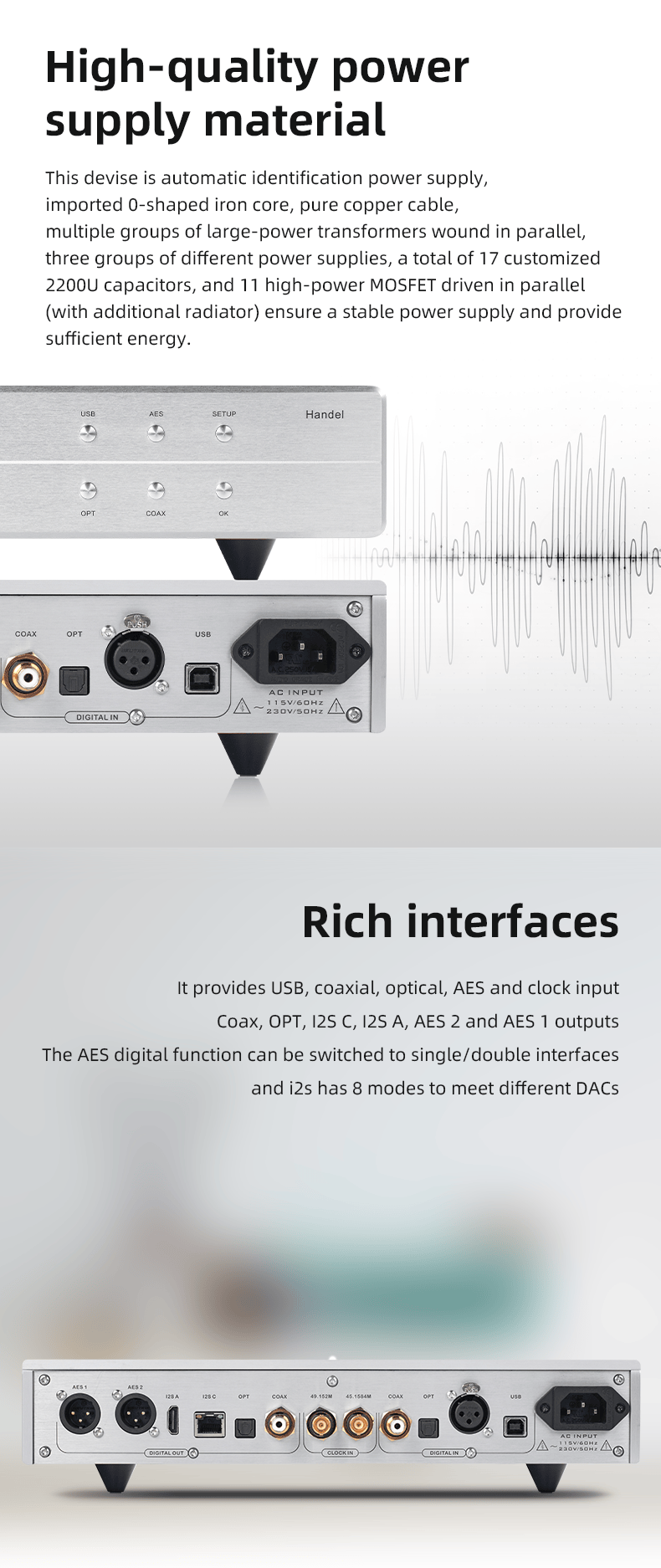Apos Audio LADDER Headphone Amp LADDER Handel Desktop USB Interface