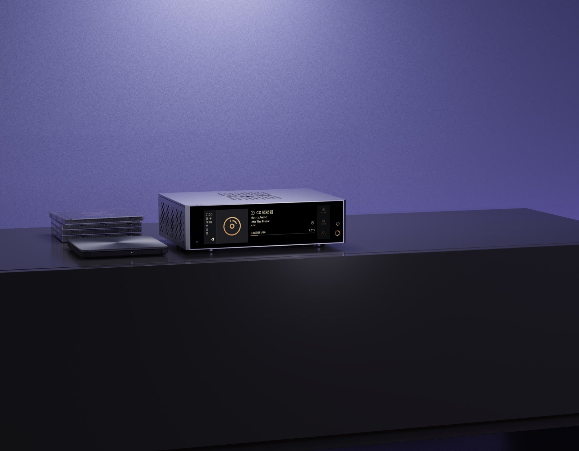 Apos Audio Matrix Audio Headphone DAC/Amp Matrix TS-1 All-in-One Streamer/ Pre-Amplifier/ Headphone Amplifier