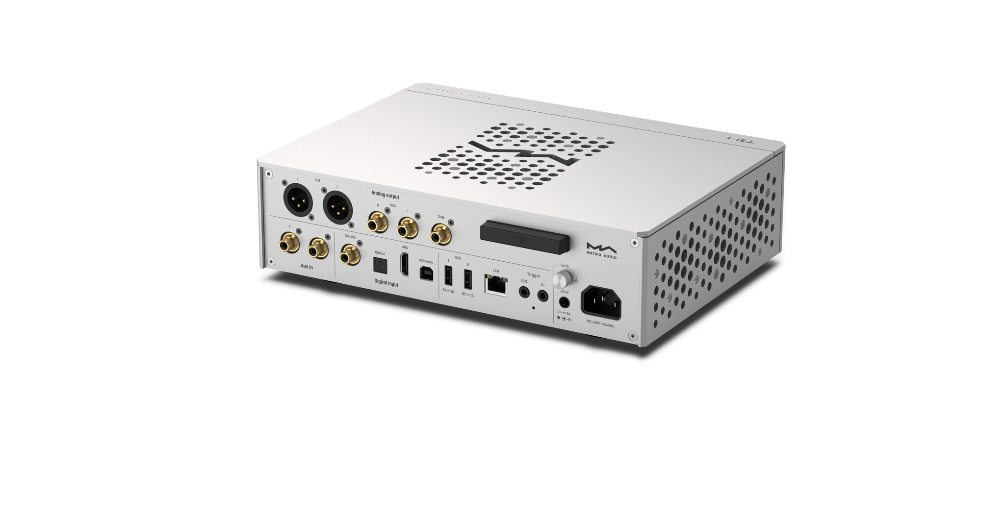 Apos Audio Matrix Audio Headphone DAC/Amp Matrix TS-1 All-in-One Streamer/ Pre-Amplifier/ Headphone Amplifier