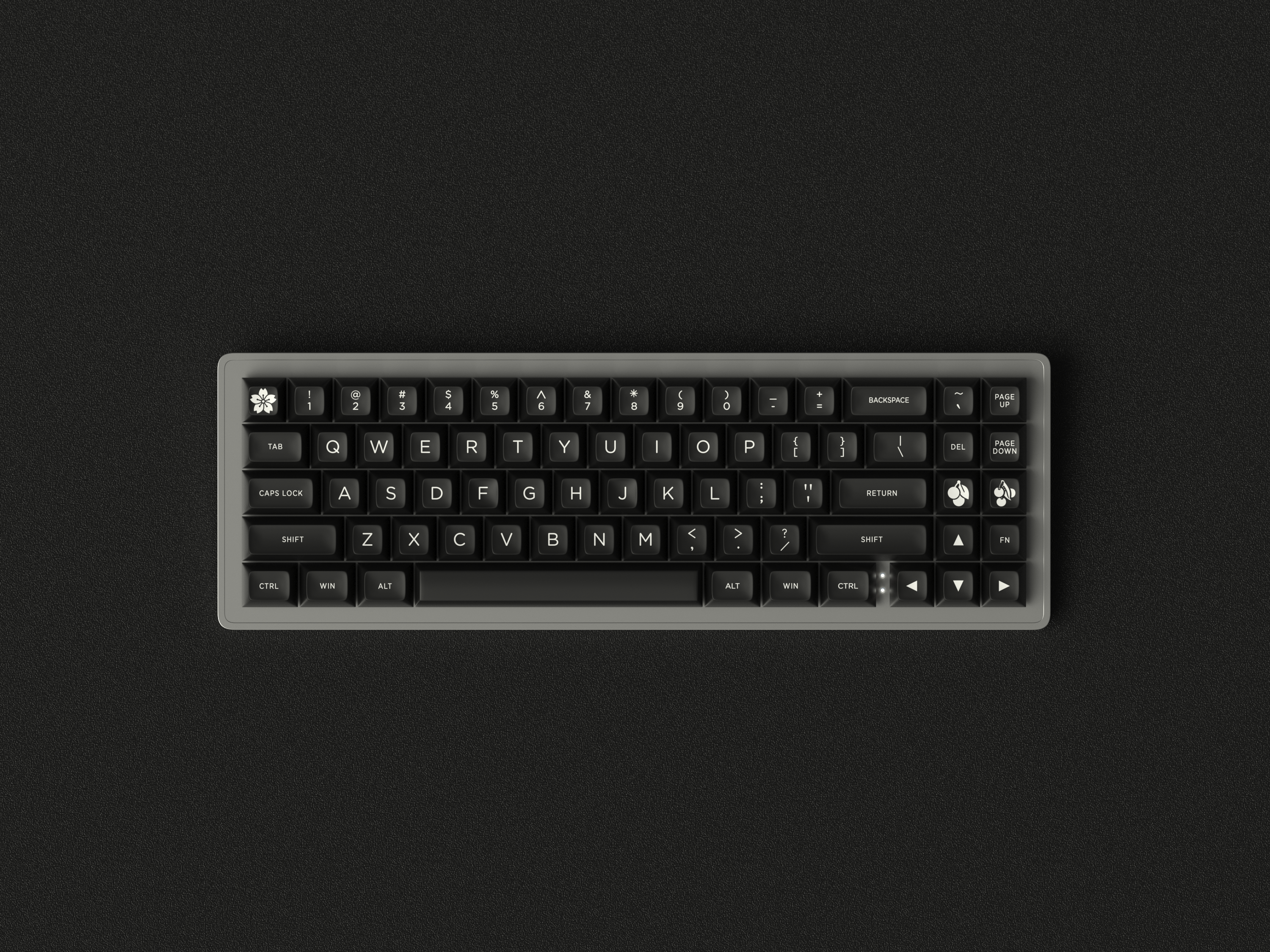 Apos Audio Maxkey Keycaps ABS SA Keycaps by Maxkey - Black