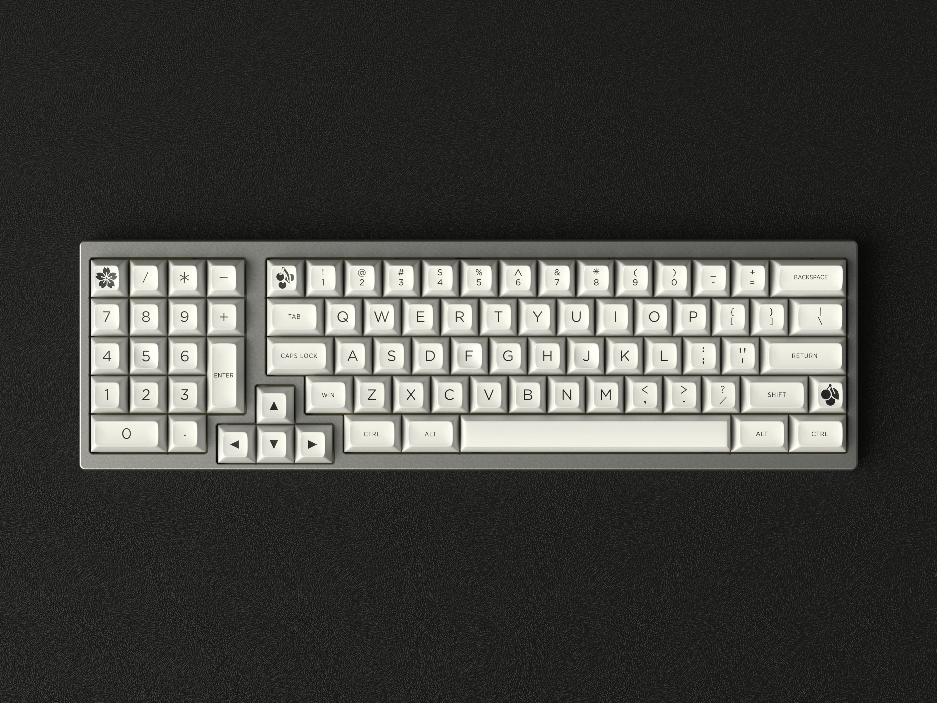 Apos Audio Maxkey Keycaps ABS SA Keycaps by Maxkey - White