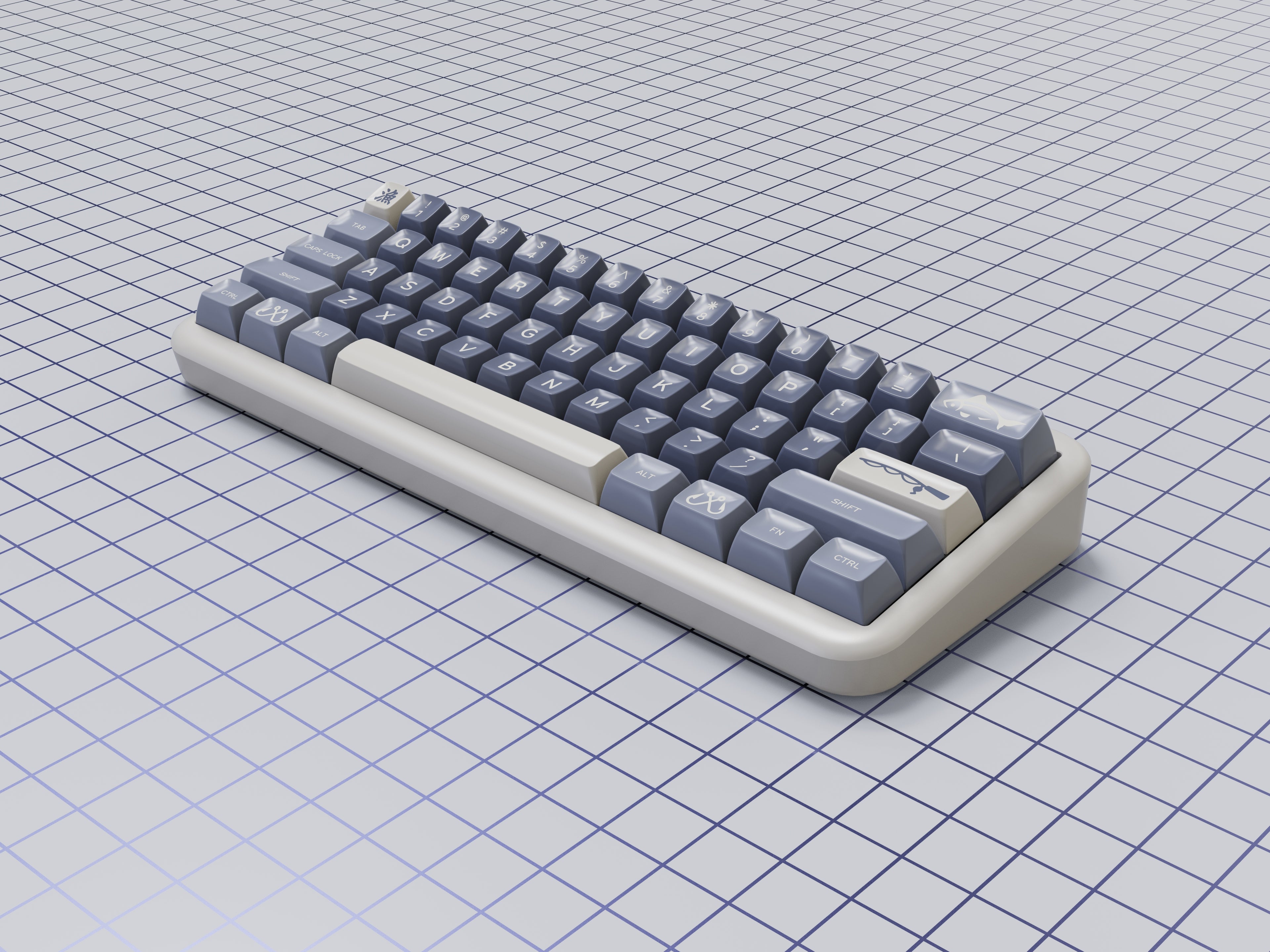 Apos Audio MelGeek Keycaps MelGeek MG Fishing Keycap Set