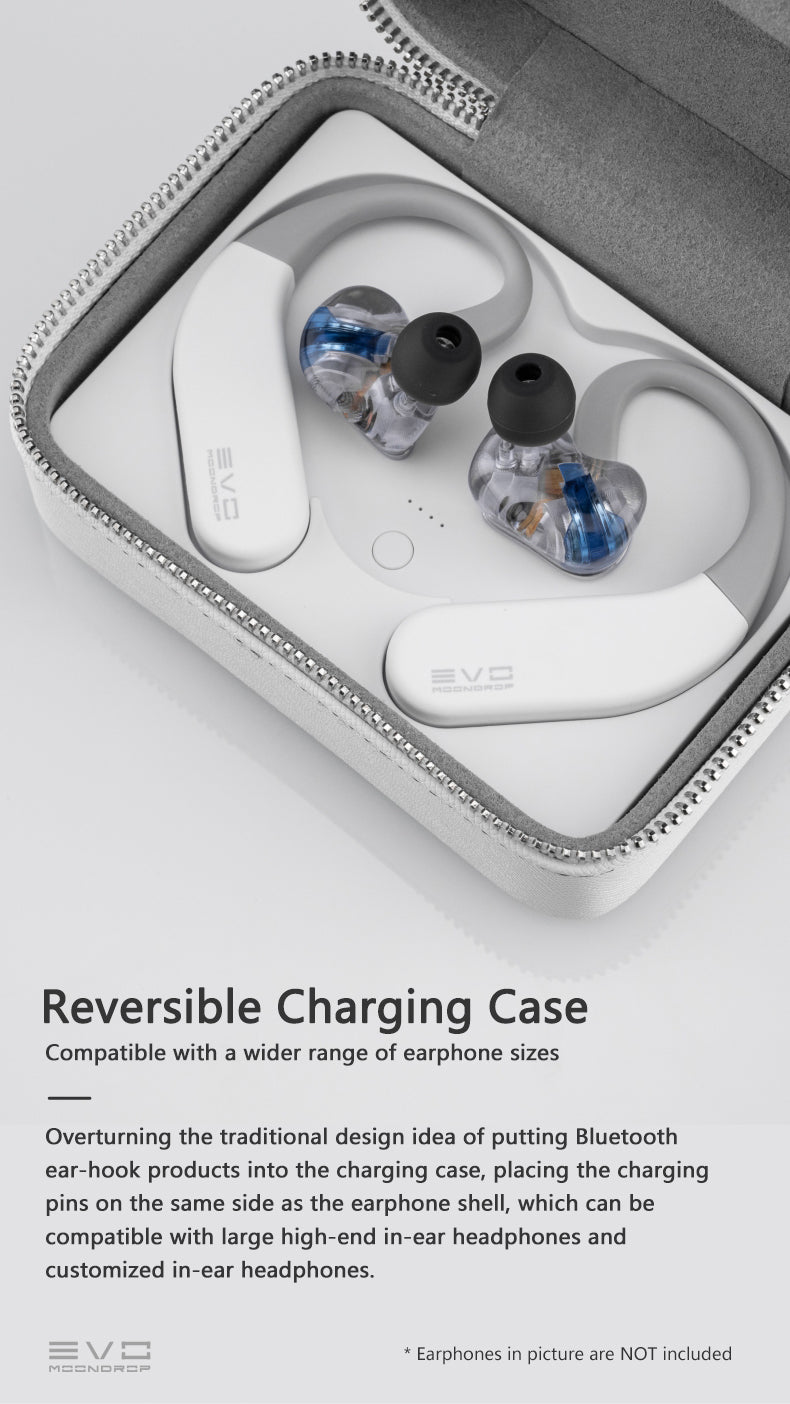 Apos Audio Moondrop Earphone / In-Ear Monitor (IEM) EVO Dual ES9318 Bluetooth Ear-Hooks