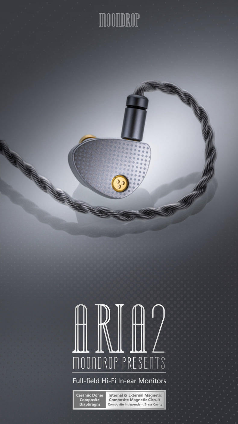 Apos Audio Moondrop Earphone / In-Ear Monitor (IEM) Moondrop Aria 2 IEMs