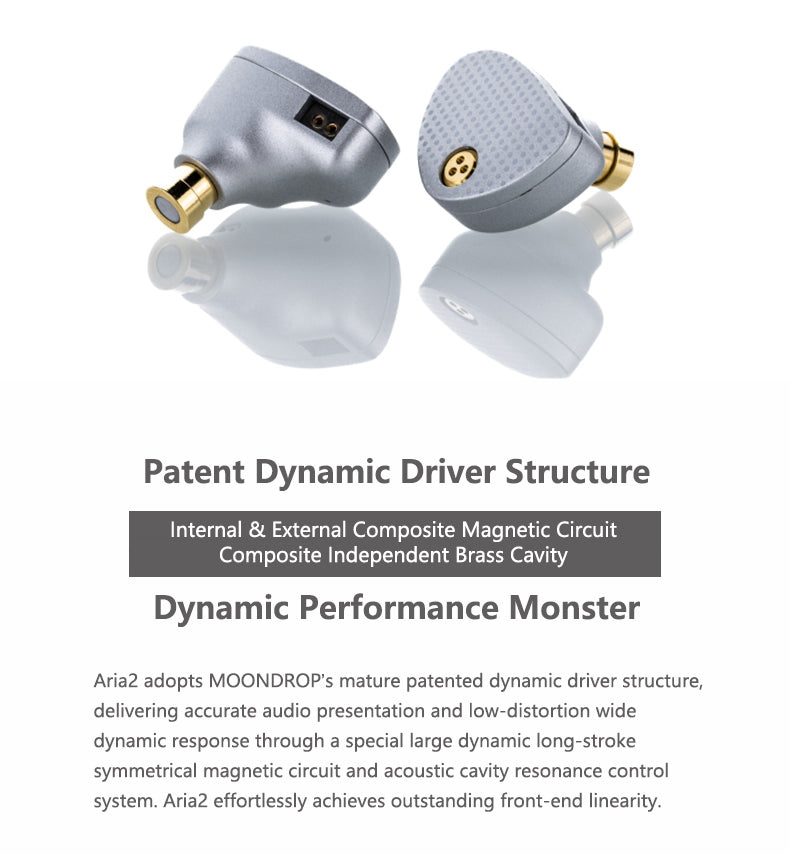Apos Audio Moondrop Earphone / In-Ear Monitor (IEM) Moondrop Aria 2 IEMs