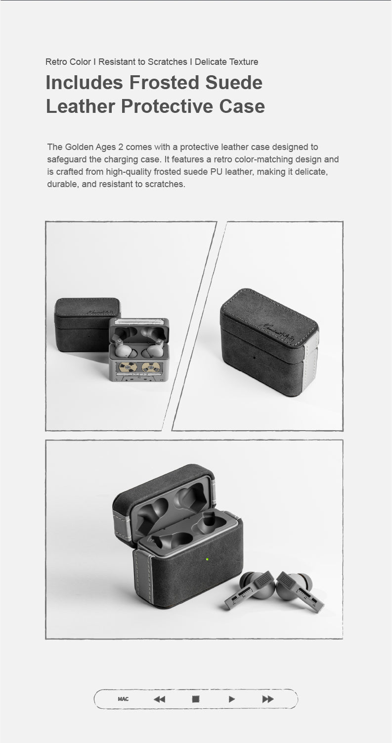 Apos Audio Moondrop Earphone / In-Ear Monitor (IEM) MOONDROP Golden Ages 2 ANC TWS IEMs